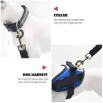 Adjustable Pet Cat Dog Car Seat  Belt Pet Seat Vehicle Dog Harness Lead Clip Safety Lever Traction Dog Collars Dog Accessoires 4