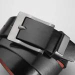 New Men's Cow Leather Belts Luxury Strap Male Belts For Fashion Classice Vintage Pin Buckle High Quality Designer Belt Plus Size 4