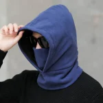 Winter Thermal Fleece Hat Hooded Outdoor Windproof Cold Warm Skiing Sport Balaclava Men Women Neck Warmer Cycling Face Mask Caps 3