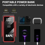 Car Jump Starter 2000A/1200A/600A Car Battery Starter Portable Power Bank Charger 12V Auto Emergency Starting Device Booster 5