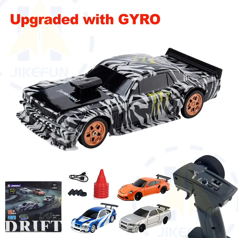 Upgraded Gyro 1/43 RC Drifting Car Racing RTR 4WD High Speed Radio Control Model 2.4G Drift Race Vehicle Mini Gifts Upgraded Gyro 1/43 RC Drifting Car Racing RTR 4WD High Speed Radio Control Model 2.4G Drift Race Vehicle Mini Gifts