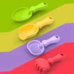Children's Beach Toy Set, ATV, Sand Digging and Water Toy, Beach Bucket, Hourglass, Shovel, Beach Sand Play Tool Beach Toy 4