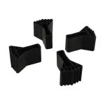 4Pcs Non-slip Ladder Feet Rubber Pads Foot Covers Furniture Mat Leg Chair Replacement Protectors Cover Ladder Foot Pad 4