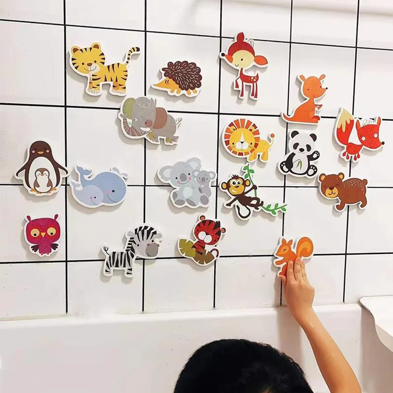 Baby Toy Animal Bath Toys for Kids Soft EVA Paste Bathroom Toys Animal Cognitive Floating Water Toys for Boys Girls 2 to 4 Years Baby Toy Animal Bath Toys for Kids Soft EVA Paste Bathroom Toys Animal Cognitive Floating Water Toys for Boys Girls 2 to 4 Years
