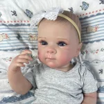 MRB 18 Inch Bettie Full Body Vinyl Girl Washable Reborn Baby Doll With Painted Lifelike Hair Bebe Reborn Christmas Toys 4