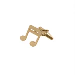 Stainless Steel Musical Symbol CuffLinks for Mens Luxury Designer Clothes Music Cuffs Button Tie Clips Wedding Souvenirs Jewelry 6