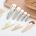 10/20/30pcs/set Women Silver Gold Black Waterdrop Shape Basic Alloy Hair Clips BB hairpins Barrettes Fashion Hair Accessories 3