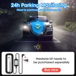 11.3 inch 4K Car DVR Carplay Android Auto Rotatable Lens Dashcam GPS Navigation Dashboard FM AUX Rear Camera Video Recording 5