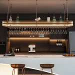 Mini Metal Bar Cabinet Wine Rack Rustic Salon Luxury Standing Bar Cabinet Wine Rack Nordic Shop Vitrina Drinking Bar Furniture 2
