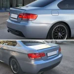 For BMW Accessories 3 Series E92 Coupe 332d 335i M3 Style 2007-2013 Car Black Boot Rear Trunk Wing Roof Spoiler Lip Cover 4