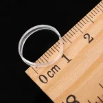 Clear Ponytail Ropes Rubber Bands Holder Elastic for Women Girls Bind Tie Holder Hair Accessories Hair Styling Tools 6