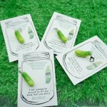 "MINI Emotional Pickle" Resin Keychain 2