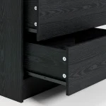 LIKIMIO Night Stand with Charging Station, Modern Nightstand with LED Light and Drawers, Bedside Tables/End Table for Bedroom 4