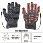 USB Heated Gloves Touchscreen Rechargeable Thermal Thickened for Skiing Motorcycle Cycling Commuting Outdoor Winter Activities 6