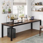Tribesigns 78.7 Inches Extra Long Computer Desk 2 Person Desk, Double Long Desk, Workstaion for Home Office 4