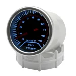 2" 52mm Exhaust Gas Temperature Gauge Auto Car LED EGT Voltmeter Tachometer Turbo Boost Oil Water Temp Gauge For Car Racing 12V 4