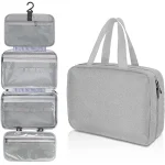Large Hanging Hook Toiletry Bag Waterproof Folding Handbag Travel Makeup Cosmetic Razor Storage Organizer Case Bathroom Supplies 4