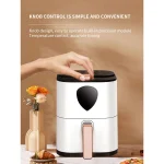 2026 New Xianke Air fryer 5L large capacity household barbecue multifunctional rotary electric fryer electric oven 3