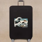 Luggage protective cover Travel Accessories Luggage Case Cover 18-32 Inch Wave Pattern Series Trolley Case Elastic Cover 4