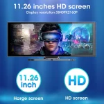 11.3 inch 4K Car DVR Carplay Android Auto Rotatable Lens Dashcam GPS Navigation Dashboard FM AUX Rear Camera Video Recording 2