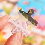 New 30 Pieces Wooden Puzzles Cartoon Animal Traffic Tangram Wood 3d Puzzle Montessori Educational Toys for Children Gifts 4