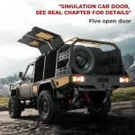 ZWN MN82 MN82S LC79 1/12 Full Scale RC Pickup Short Truck 4WD Remote Control Climbing Off-road Car Toys for Kids Christmas Gifts 6