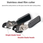 ALIWRAP Safety Double Heads Vinyl Cutter Knife Car Wrap Film Paperback Slitter Carbon Film Sticker Cutting Tool with Metal Blade 4