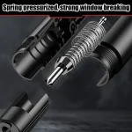 1/2 Set of Two Color Options to Choose From: Car Safety Hammer with Window Breaker and Seatbelt Cutter, Emergency Escape Tool, Portable Multifunctional Safety Hammer, Emergency Escape Window-Breaking Gadget 6