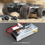 MJX 14209 14210 V3.0 1/14 RC Car 75km/h Brushless Hyper Go 2.4G Remote Control 4WD Off-road Racing RC Truck Electric Hobby Toy 5