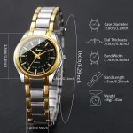 4PCS/Set Fashion Small Dial Women Watches Ladies Luxury Analog Quartz Wristwatch Bracelets Set Reloj Mujer（Without Box） 4