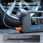 5 in 1 Car Jump Starter with air Compressor Portable Flashlight Starting Device Power Bank Battery Automotive Booster start 3