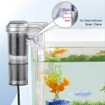 New Suspended Filter For Fish Tanks, Mini Filter, USB, 2.5W, 250H/L Suitable For Fish Tanks Below 30cm, Aquariums 2