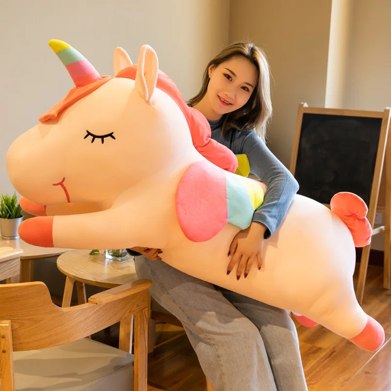 Cute Pony Plush Toy Rainbow Angel Unicorn Girl Heart Plush Doll Simulation Pony Stuffed Pillow Girlfriend Birthday Gift Cute Pony Plush Toy Rainbow Angel Unicorn Girl Heart Plush Doll Simulation Pony Stuffed Pillow Girlfriend Birthday Gift