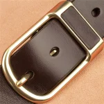 Genuine Leather For Men's High Quality Buckle Jeans Cowskin Casual Belts Business Cowboy Waistband Male Fashion Designer 2022New 5