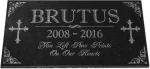 Personalized Granite Pet Memorial Stones for Dogs Cats Horses Garden Grave Markers