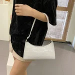 Fashion PU Leather Bags for Women Alligator Pattern Armpit Handbag Female Small Underarm Messenger Bag Purse 4