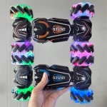 4WD RC stunt car rotation drift 2.4G wireless remote control car children's and boys sound and light toy car 3