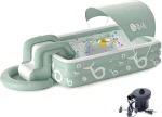 Inflatable Pool with Canopy and Slide,Large Inflatable Swimming Pool for Persons,Family Pool for Backyard, Outdoor 4