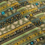 Stripe Pattern Cotton Linen Upholstery Fabric for Sofa Cover Dress Making Decorative Pillowcase Bohemian Household Quilt Textile 3