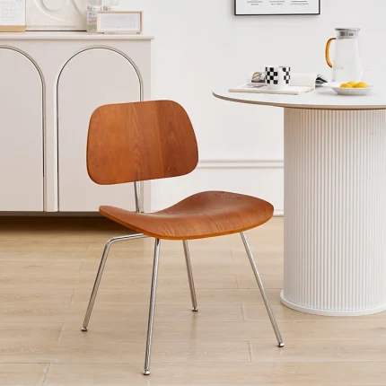 Joylive Solid Wood Dining Chair for Living Room Dining Room Furniture Armless Backrest Chair Modern Simple Leisure Chair