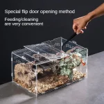 Reptile Habitat Terrarium Breeding Box Acrylic Case Nano Arboreal Tarantula Enclosure Spider Scorpion Bearded Dragon Habitat 3