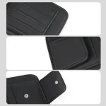 Multi functional ID storage clip car sun visor sun visor small card bag clip car glasses clip banknote storage bag 4