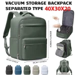 Ryanair 40x30x20 Travel Backpack Vacuum Compression Backpack , Wizzair Cabin Bag 15.6" Laptop Travel Bag，Storage Bag, Schoolbag