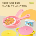 Play House Kitchen Toy Set Simulation Mini Cooking Tableware Play House Toy 4