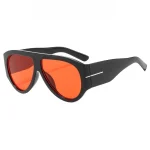 New Trendy Oversized Large Frame Y2K Cat Eye Sunglasses for Women Vintage Retro Oval Gradient Sunglasses UV400 Decoration Shades 4