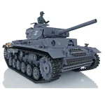 Henglong 1/16 7.0 German Panzer III L RC Tank 3848 2.4G Plastic RTR Military Collectible Hobby Vehicle for Adults 2