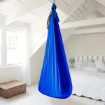 1.5*2.8m Elastic Swing Hammock Indoor and Outdoor (Including Fixing Hardware) Elastic Swing Hanging Adjustable Aerial Yoga Adult Healing Hammock Swing Set, Elastic Fabric Hammock. Embrace the Swing, Hang the Swing Hammock, Perfect for Yoga, Camping, and Picnics. 5