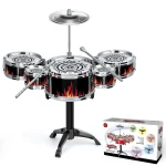 Drums, jazz drums, music enlightenment for children and babies, toys, imitation Musical Instruments, beginners practicing Musica 4
