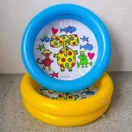 Garden Round Inflatable Baby Swimming Pool Portable Little Pump Pool Kiddie Paddling Pool Indoor Outdoor Water Games Play Center