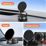 Upgraded 360° Vacuum Magnetic Car Phone Holder Ultra Strong Suction Magnetic Force Foldable Retractable Mount for Car/Dashboard 4